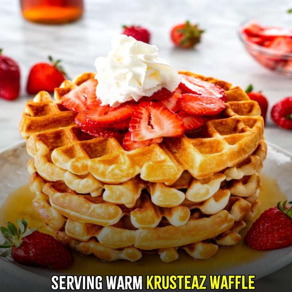 Krusteaz Waffle recipe