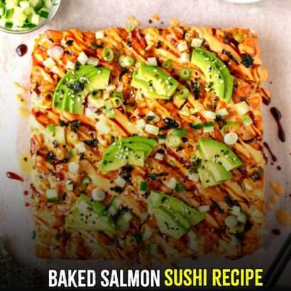 baked salmon sushi recipe