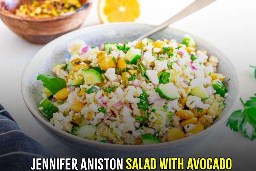 jennifer aniston salad with avocado