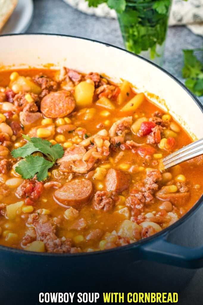 cowboy soup with cornbread