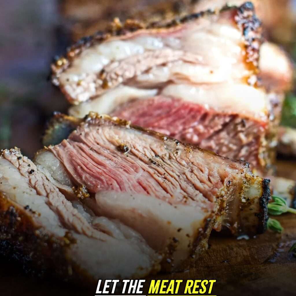 let the meat rest