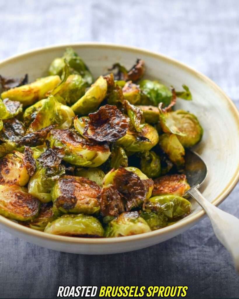 Roasted Brussels sprouts