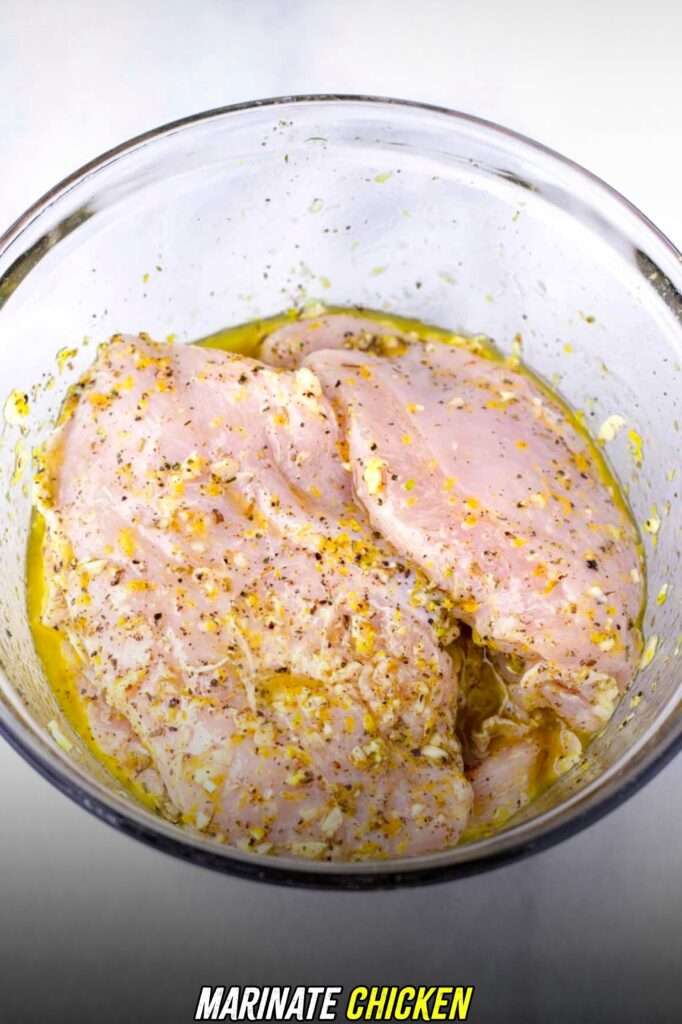 Marinate chicken