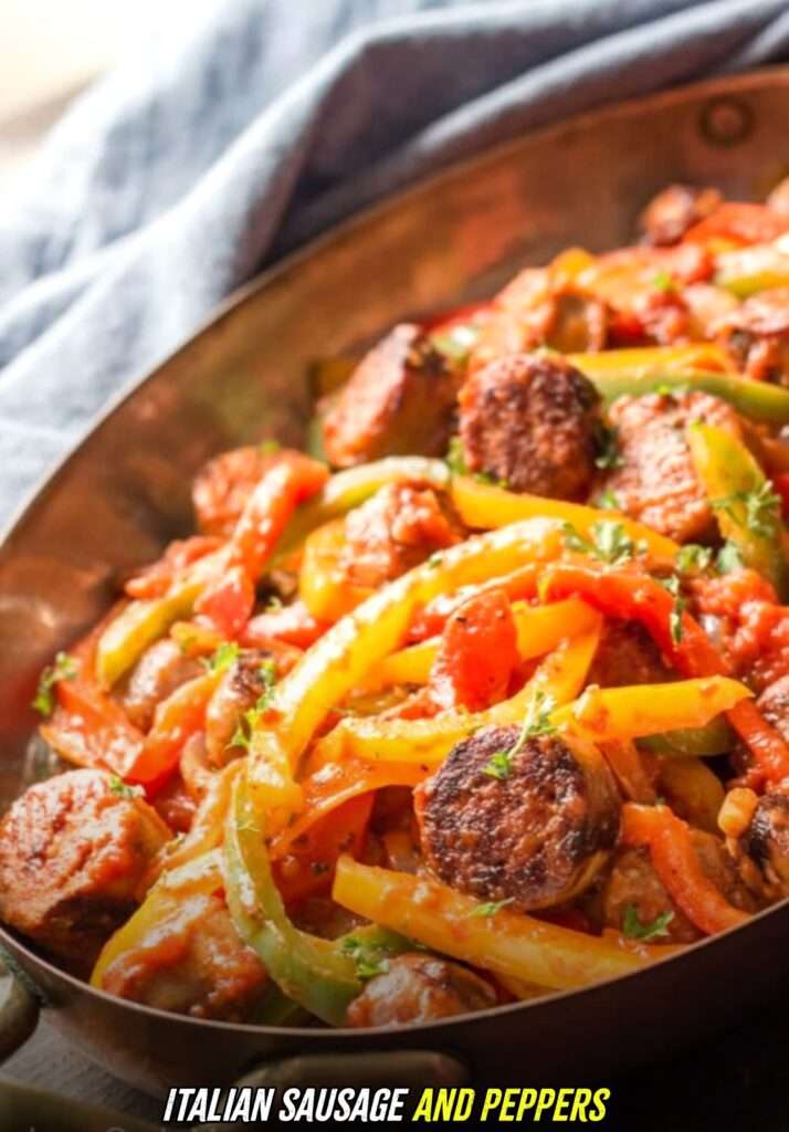 Italian sausage and peppers