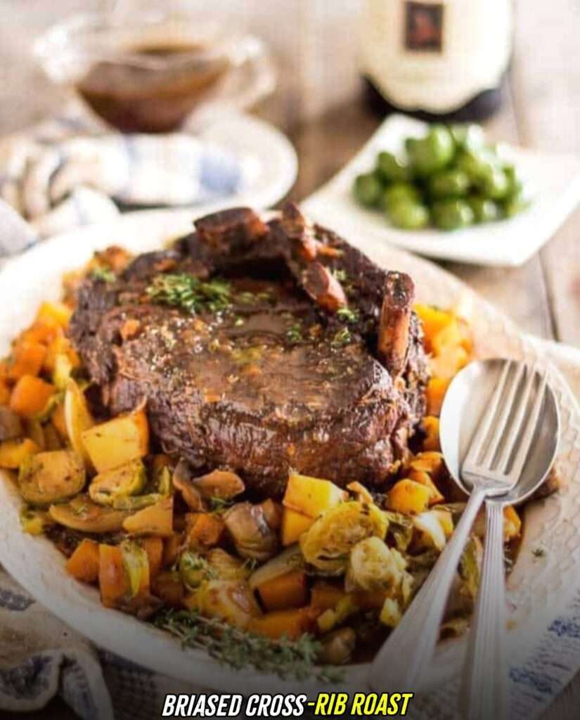 Braised cross-rib roast