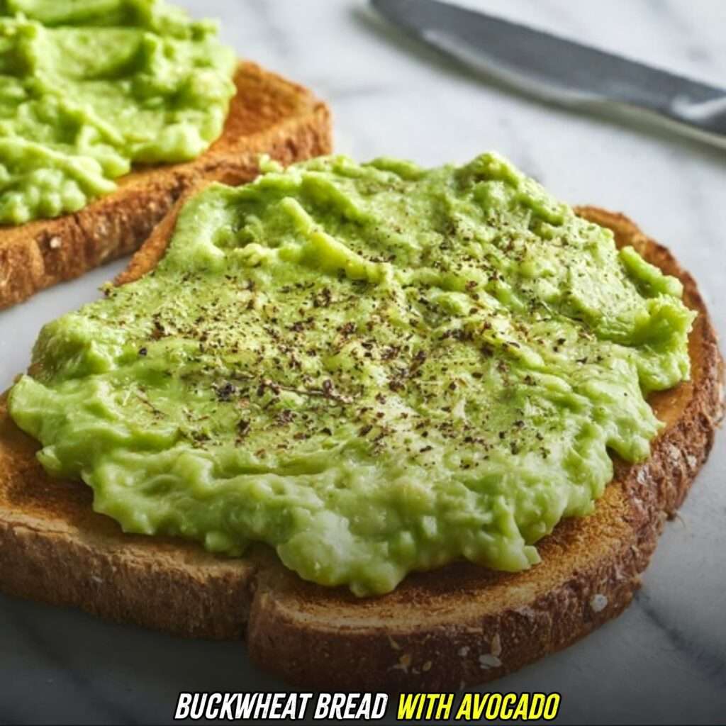 Buckwheat Bread with avocado