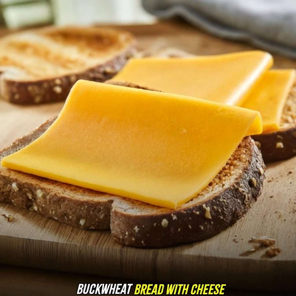 Buckwheat Bread with cheese