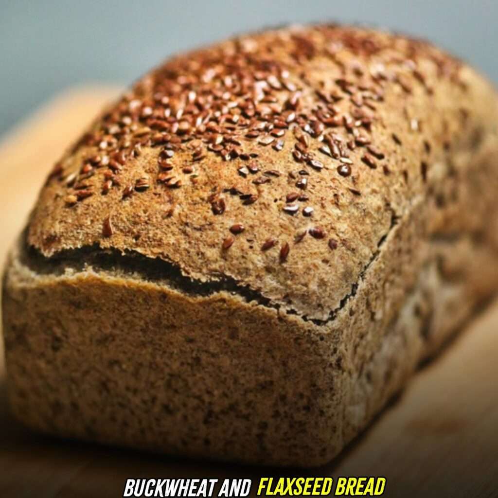 Buckwheat and flaxseed bread