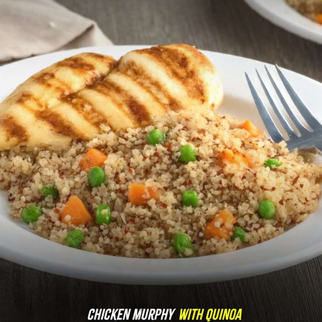 Chicken Murphy with quinoa