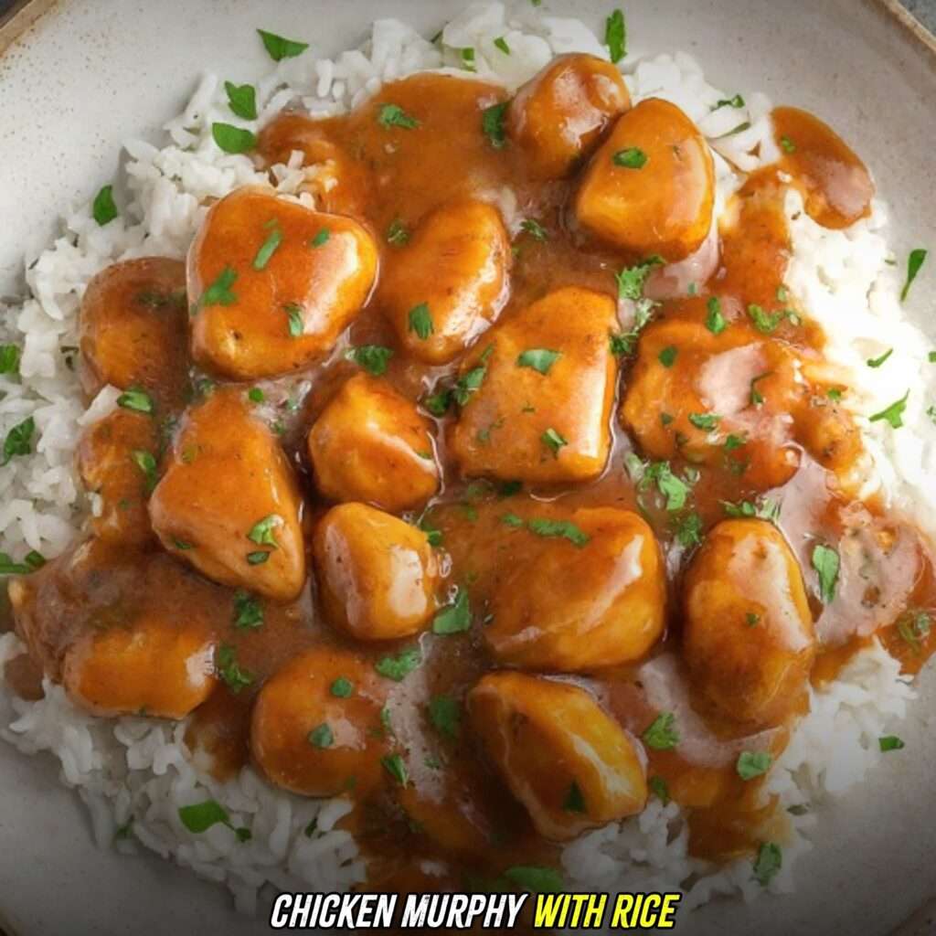 Chicken Murphy with rice