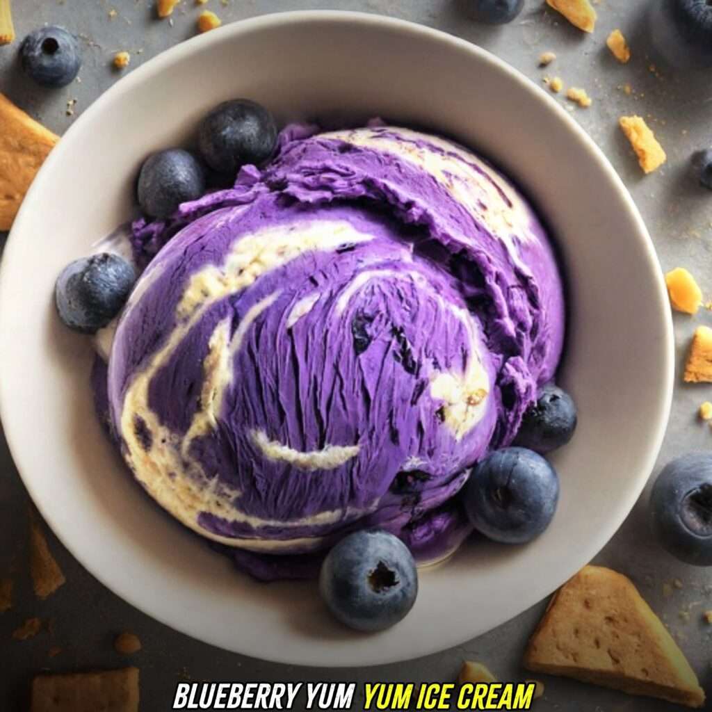 Blueberry yum yum Ice cream