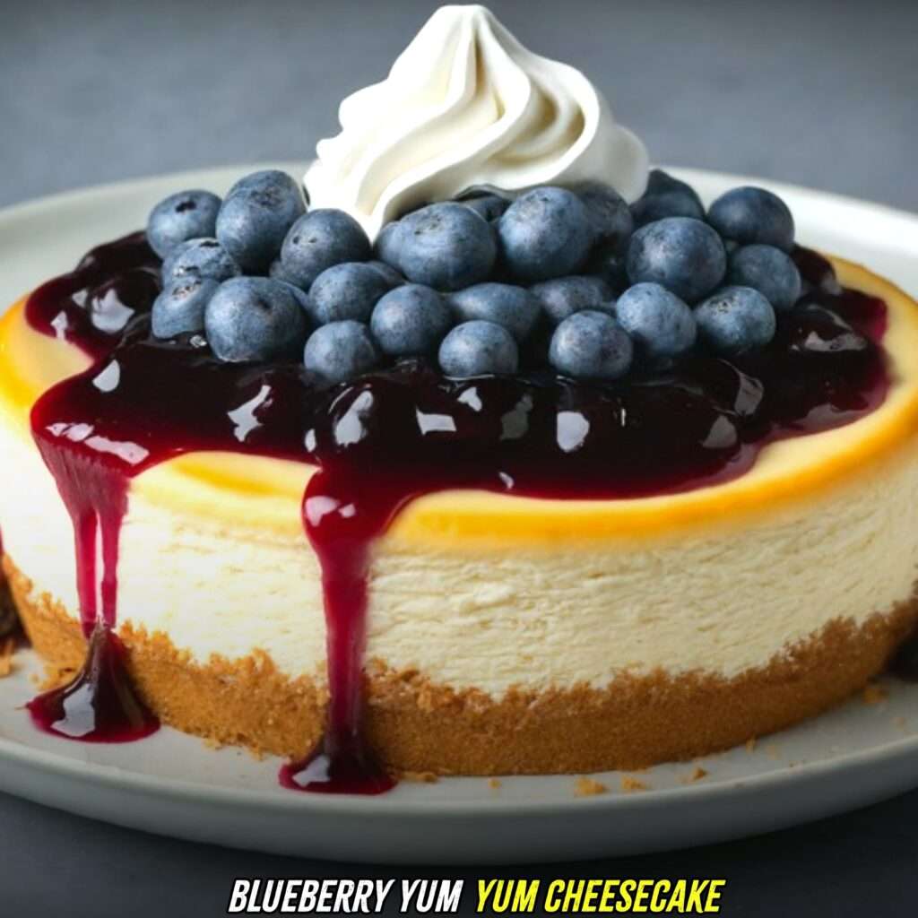 Blueberry yum yum cheesecake