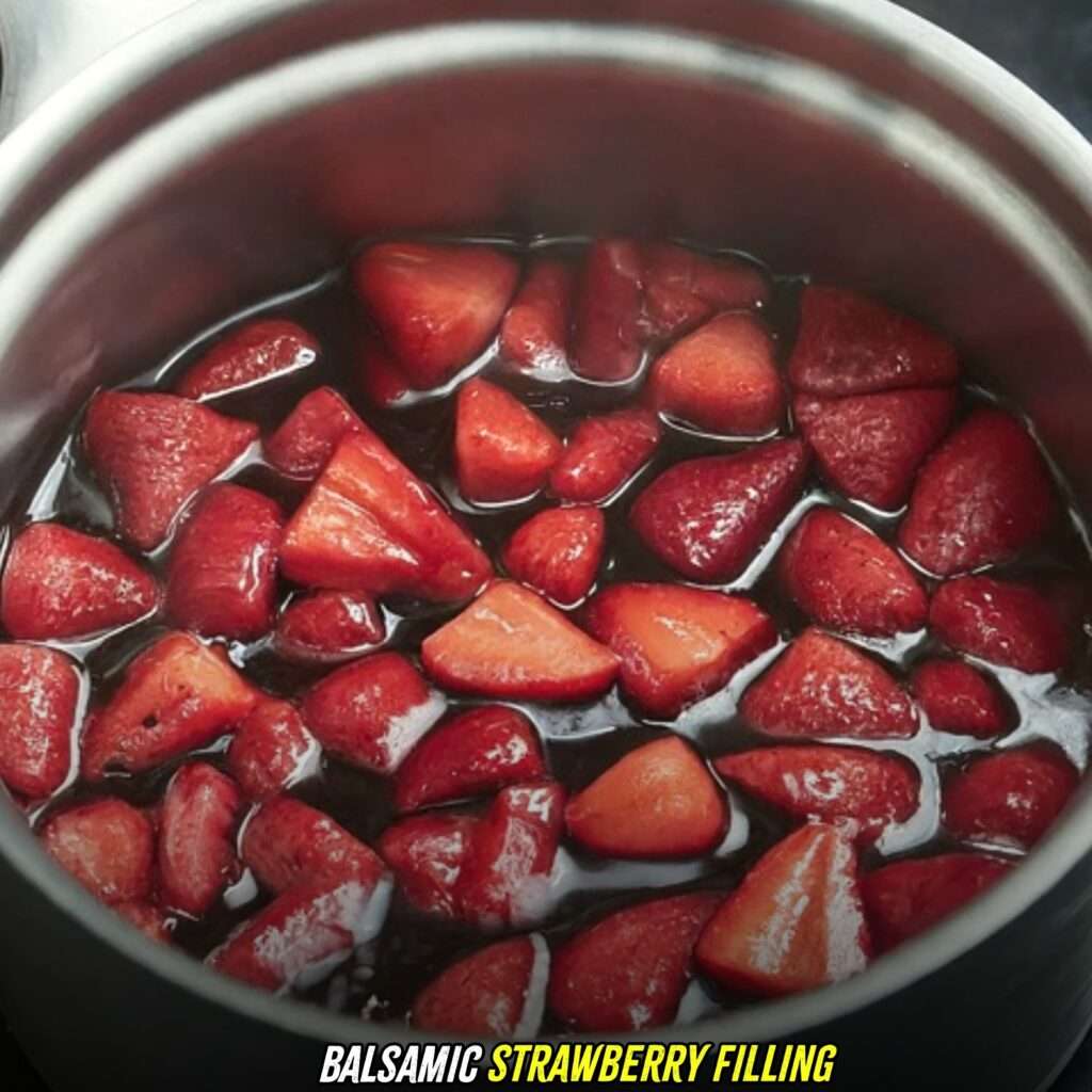 Balsamic strawberry filling