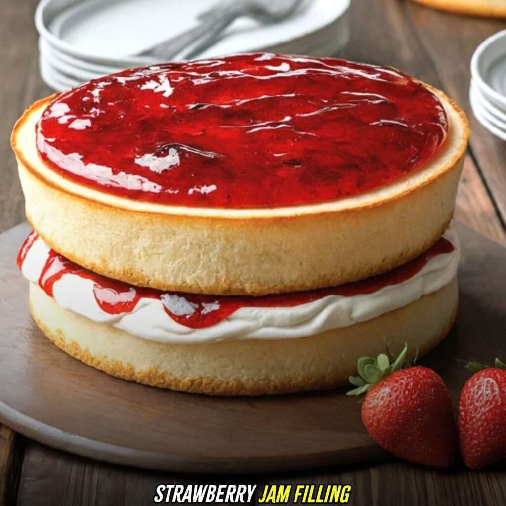 Strawberry jam filling