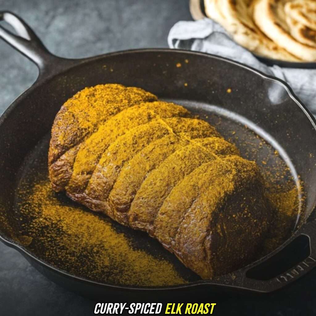 Curry-Spiced Elk Roast