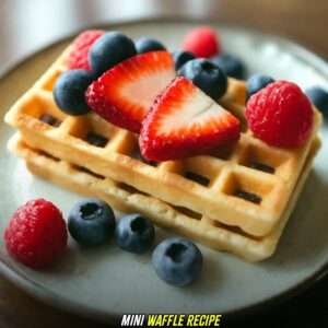 mini waffle recipe