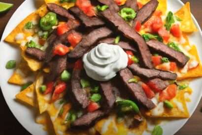 Thumbnail for Easy Homemade Steak Nachos Recipe