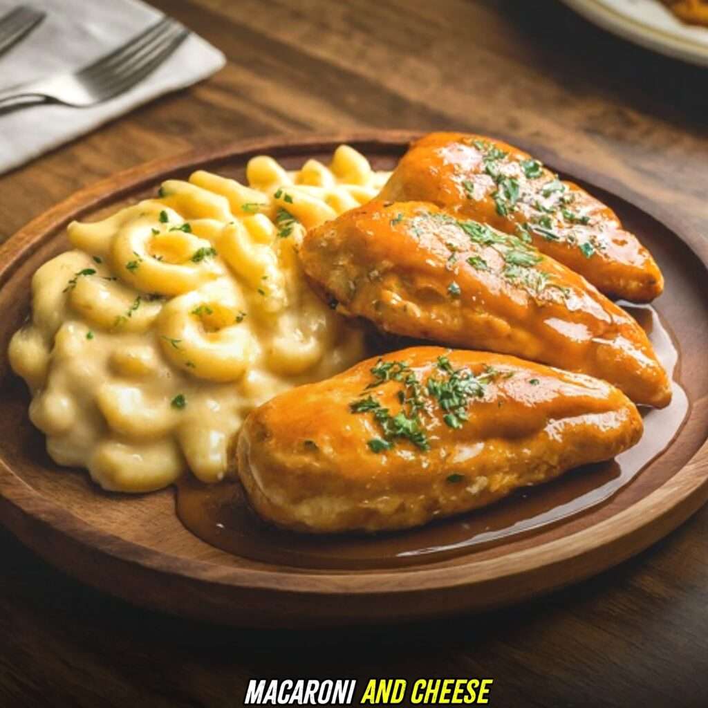 Macaroni and Cheese with nixon chicken