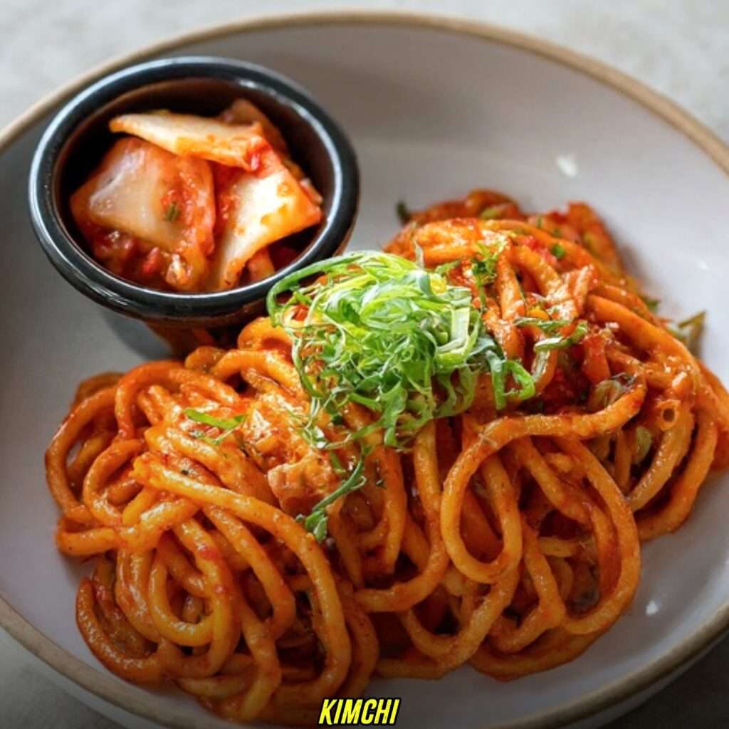 Kimchi with Gochujang Pasta