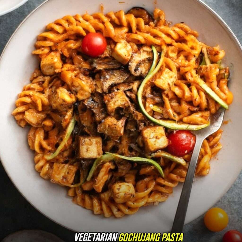 Vegetarian Gochujang Pasta