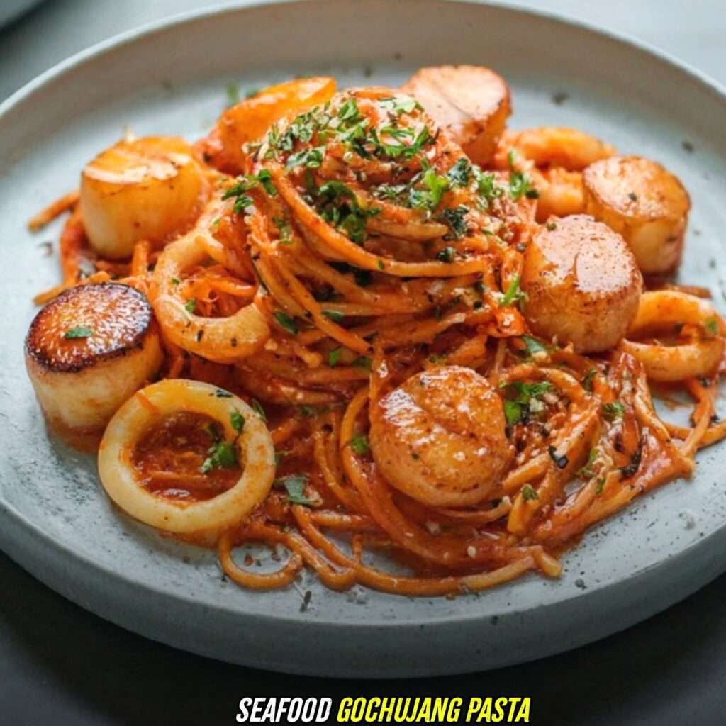 Seafood Gochujang Pasta