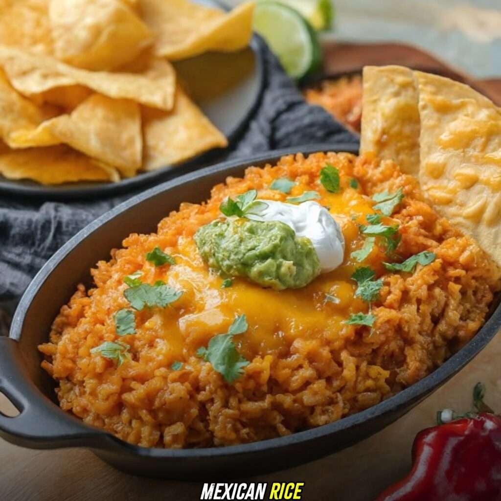 Mexican Rice with Cheesy Gordita Crunch