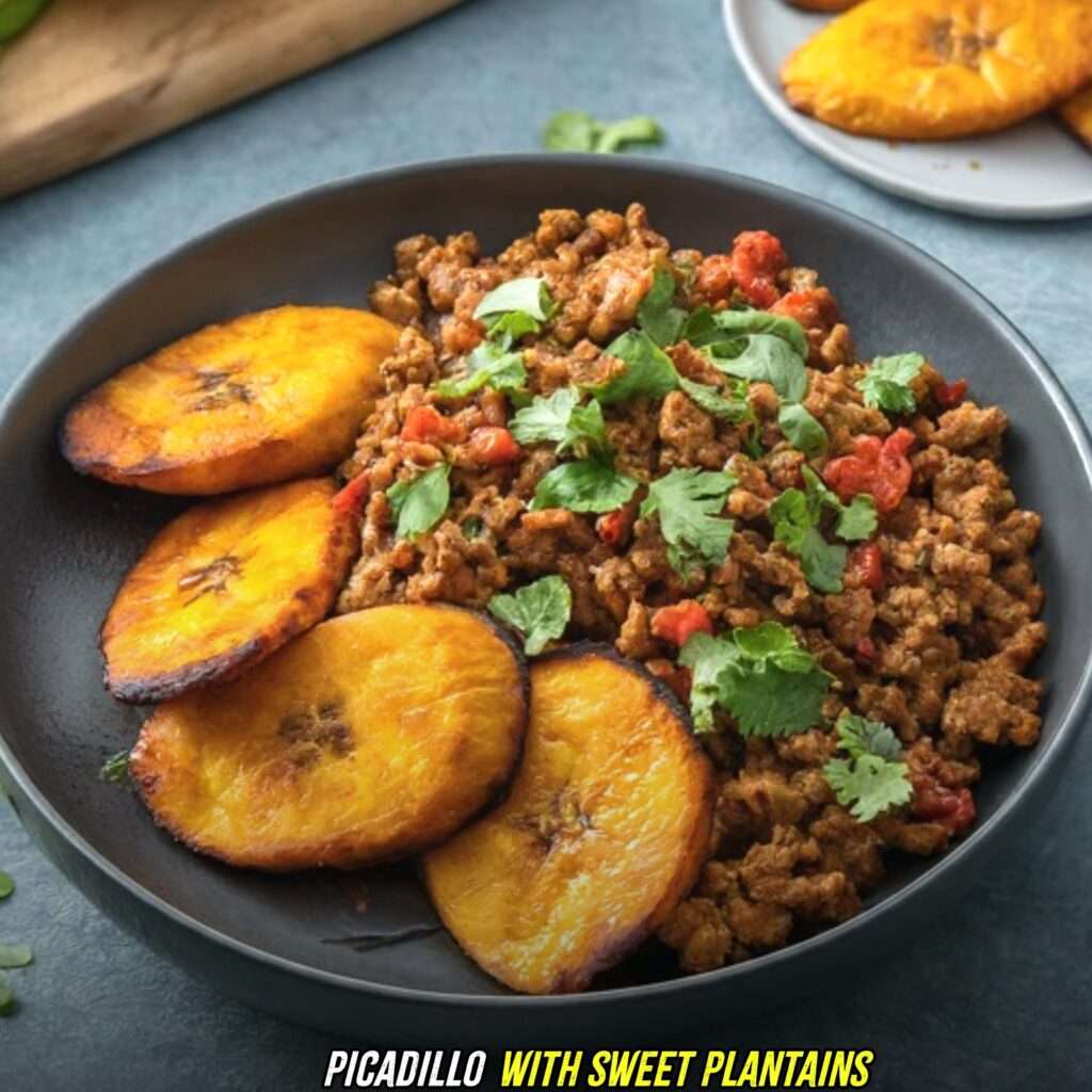 Picadillo with Sweet Plantains