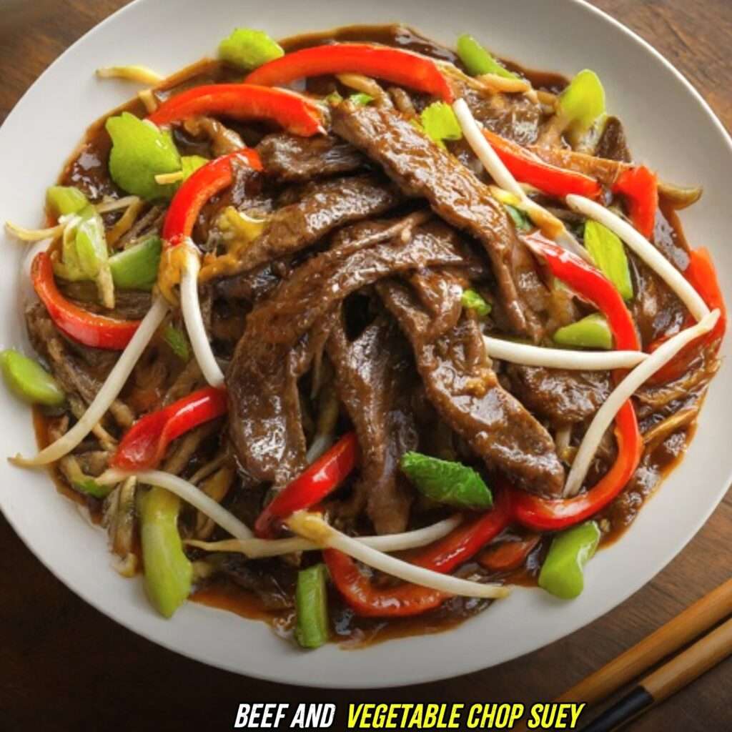 Beef and Vegetable Chop Suey