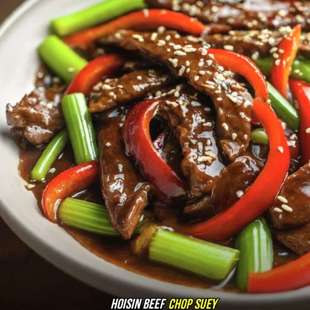 Hoisin Beef Chop Suey