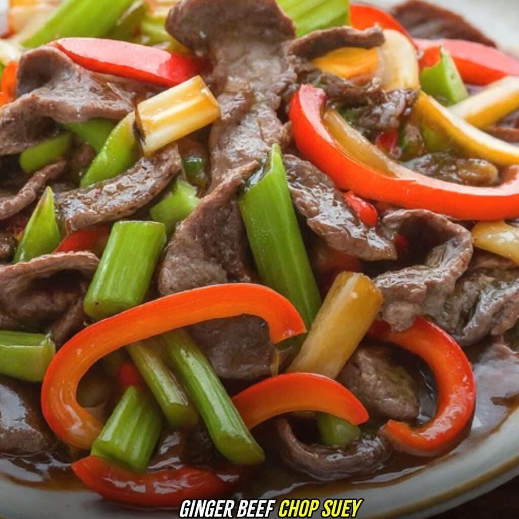 Ginger Beef Chop Suey