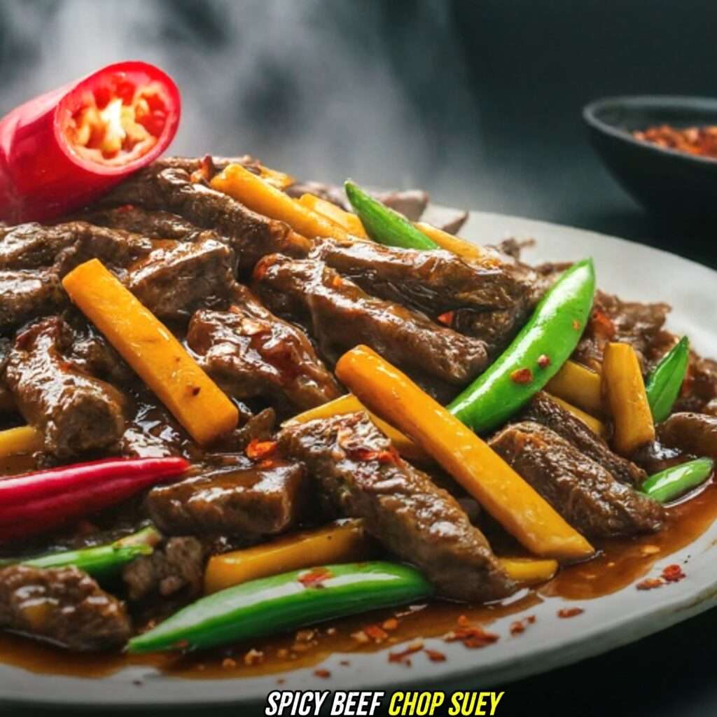 Spicy Beef Chop Suey