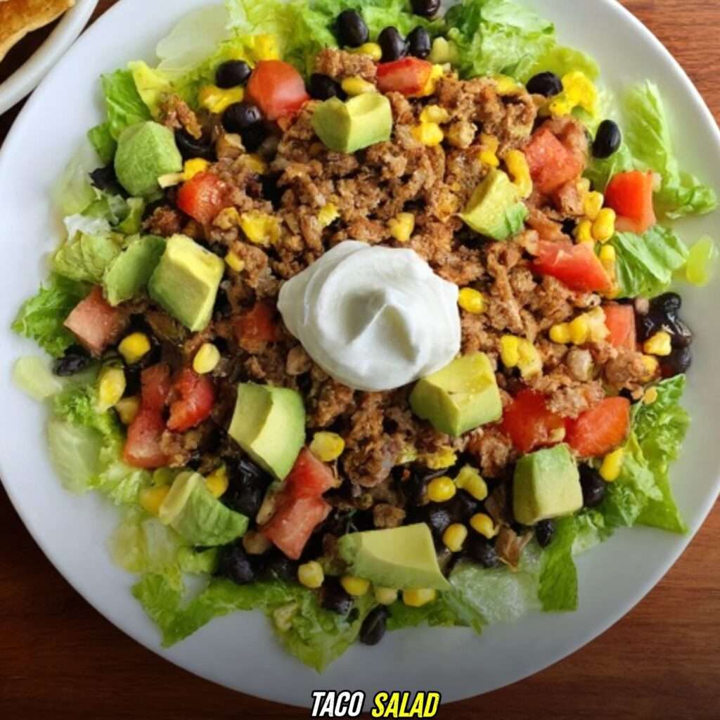 Taco Salad with taco seasoning