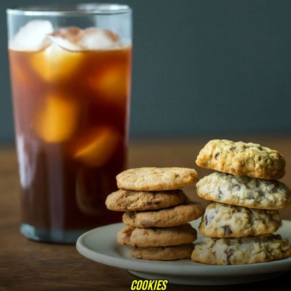 Cookies with Iced Americano