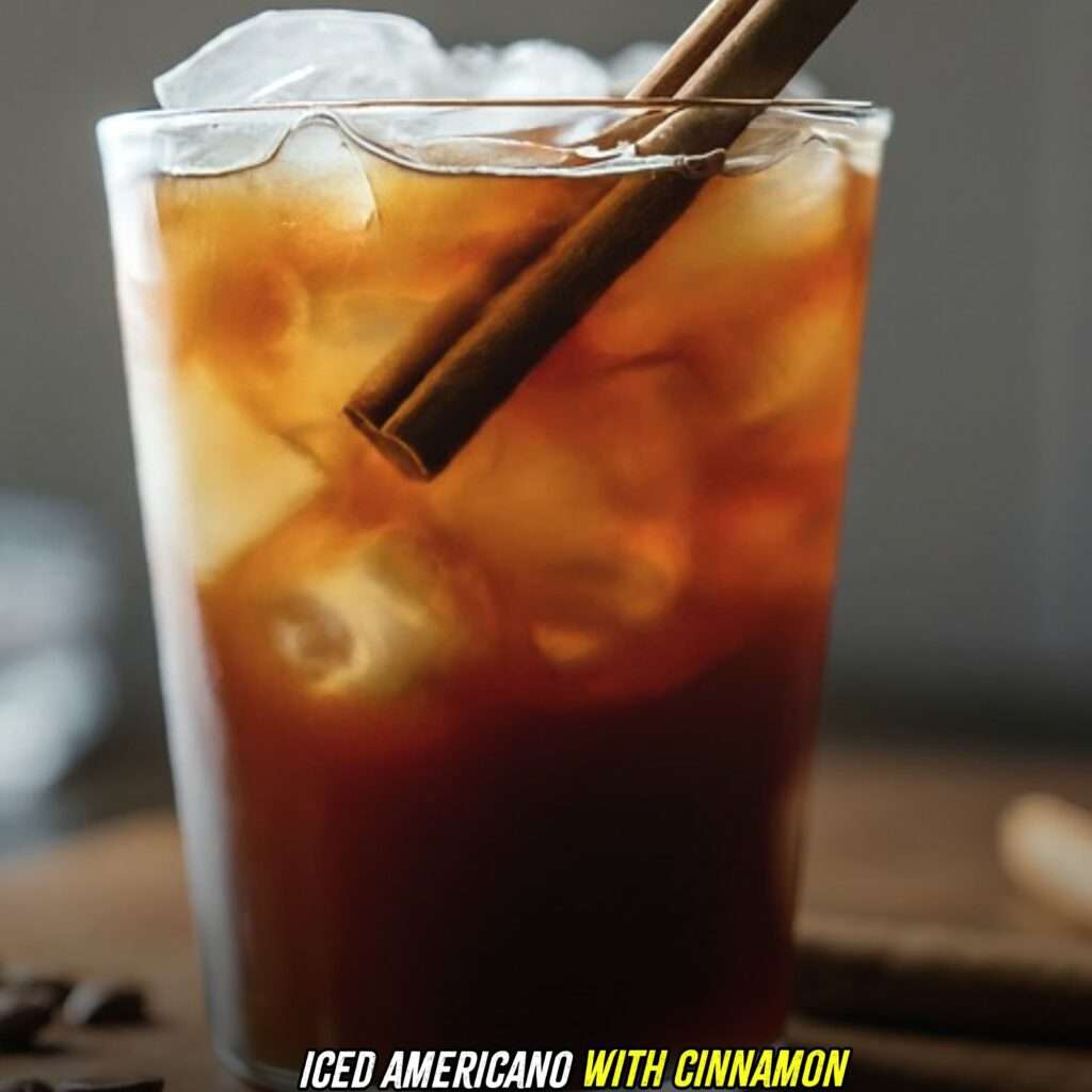 Iced Americano with Cinnamon