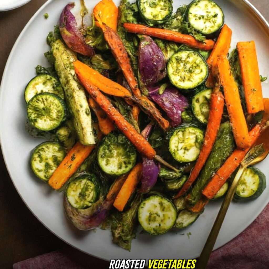 Roasted Vegetables with green seasoning