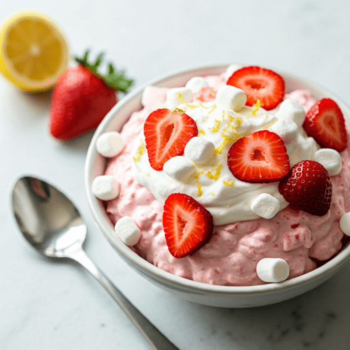 Lemon Strawberry Fluff