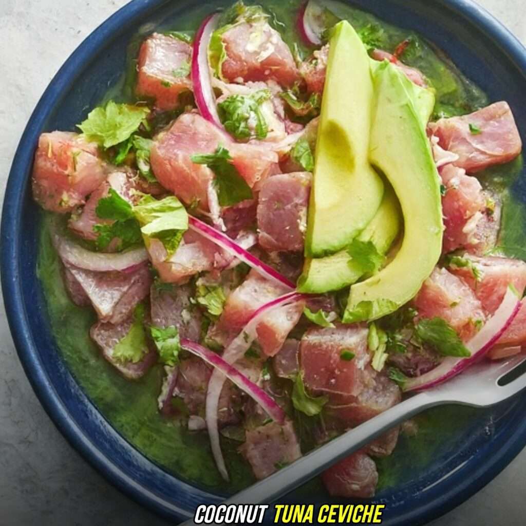 Coconut Tuna Ceviche