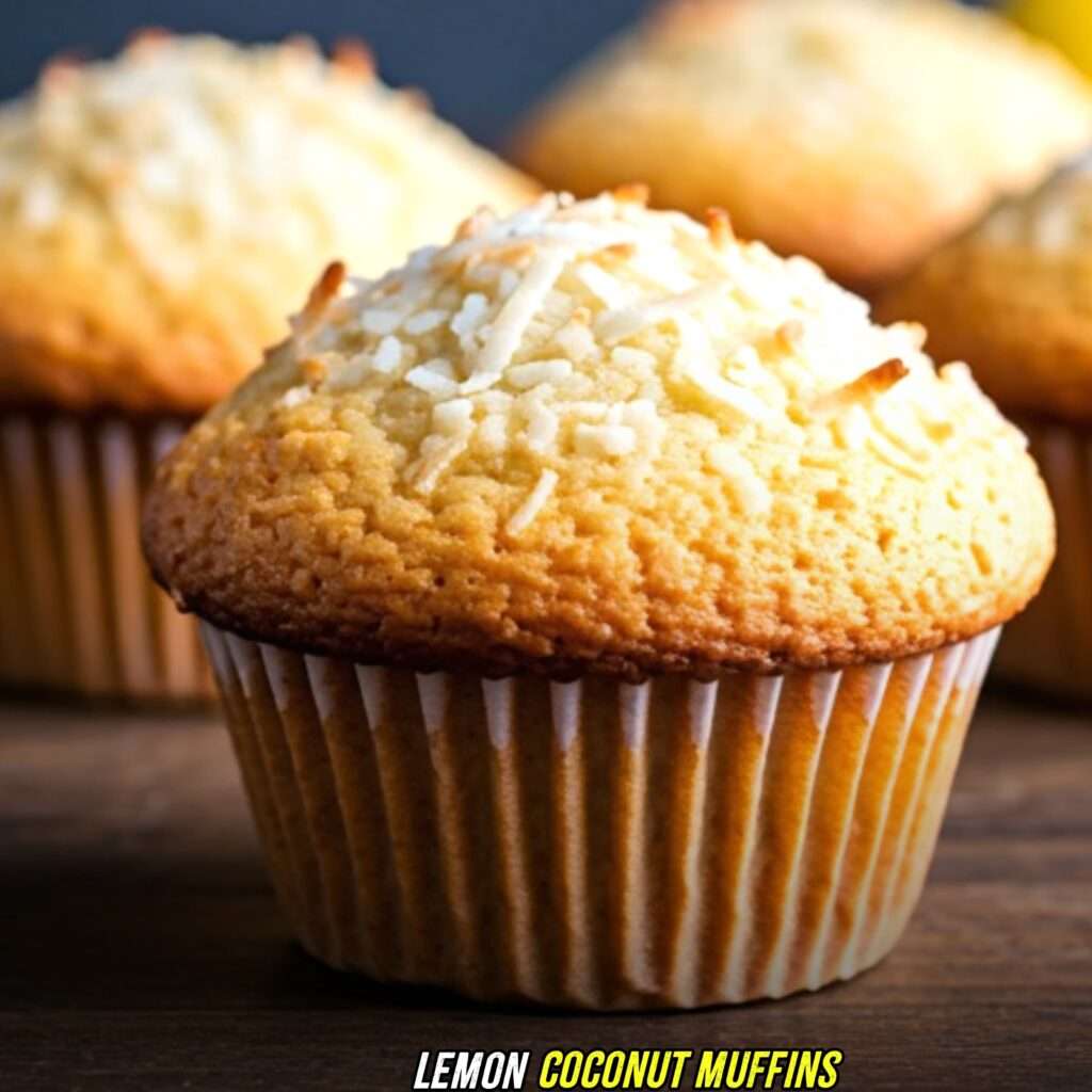 Lemon Coconut Muffins