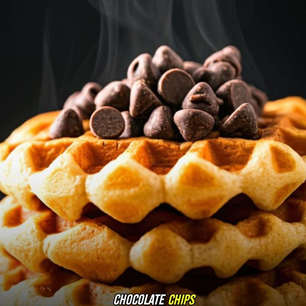 Chocolate Chips with kodiak waffles