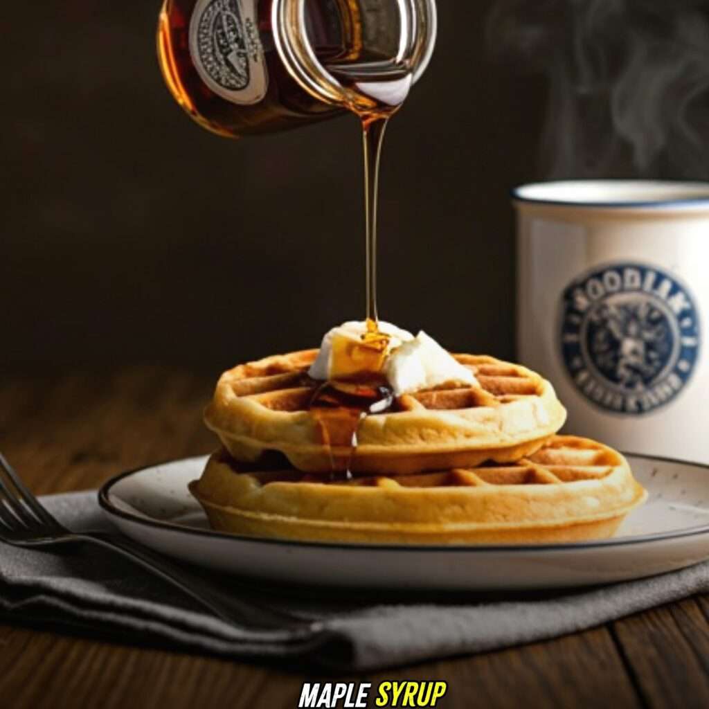 Maple Syrup with kodiak waffles