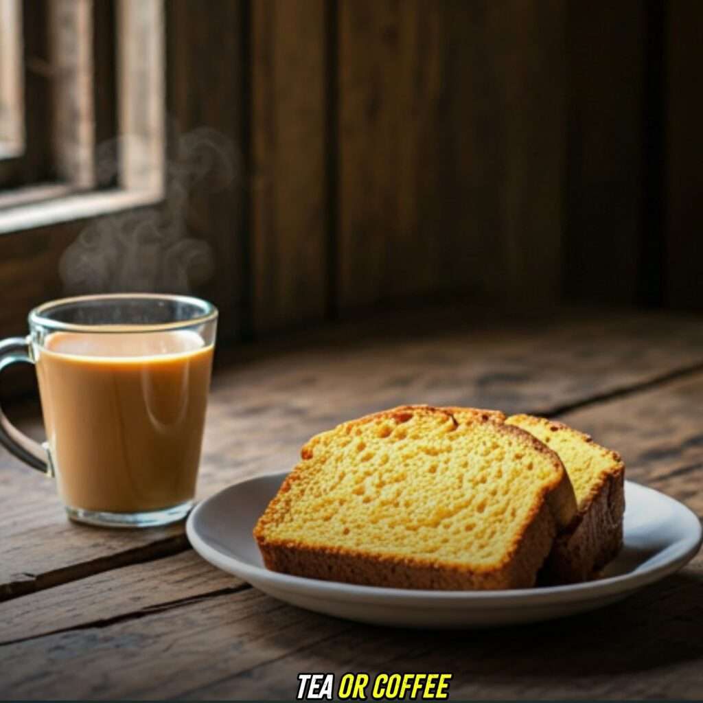 Tea or coffee with Mango Bread