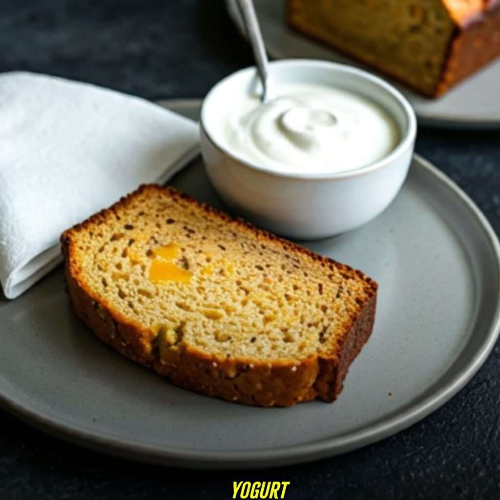 Yogurt with Mango Bread