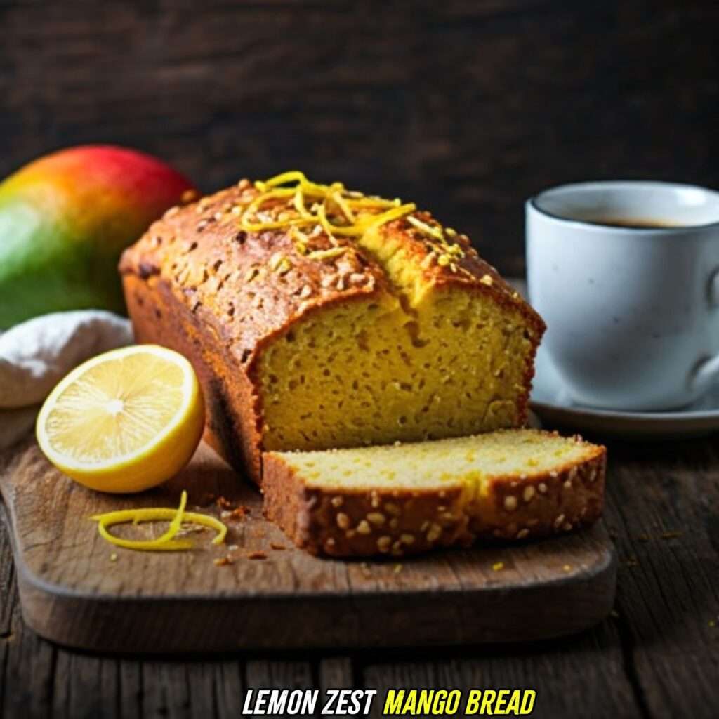 Lemon Zest Mango Bread