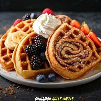 Cinnamon Roll Waffles Recipe