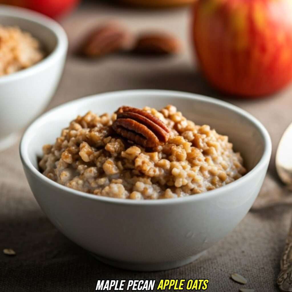 Maple Pecan Apple Oats