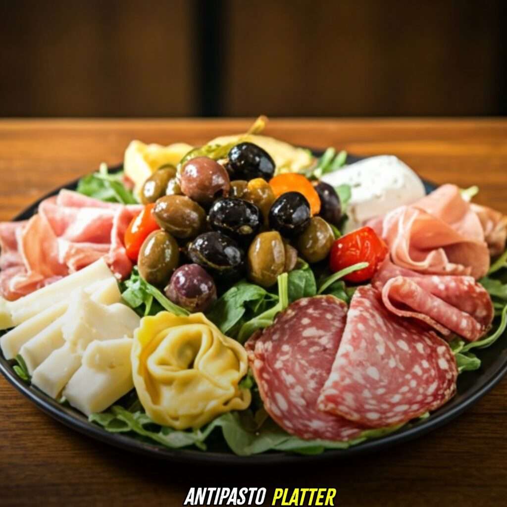 Antipasto Platter with Marry Me Chicken Tortellini