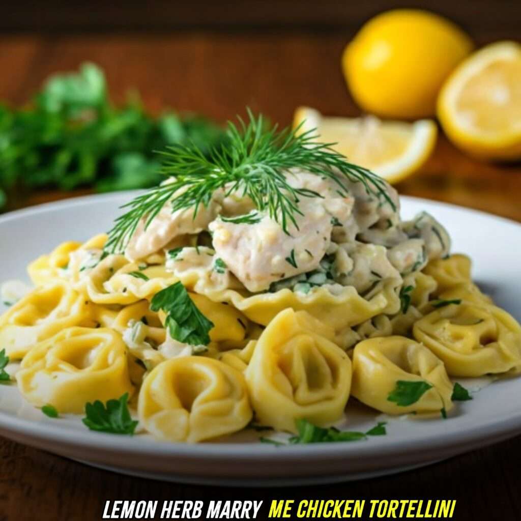 Lemon Herb Marry Me Chicken Tortellini