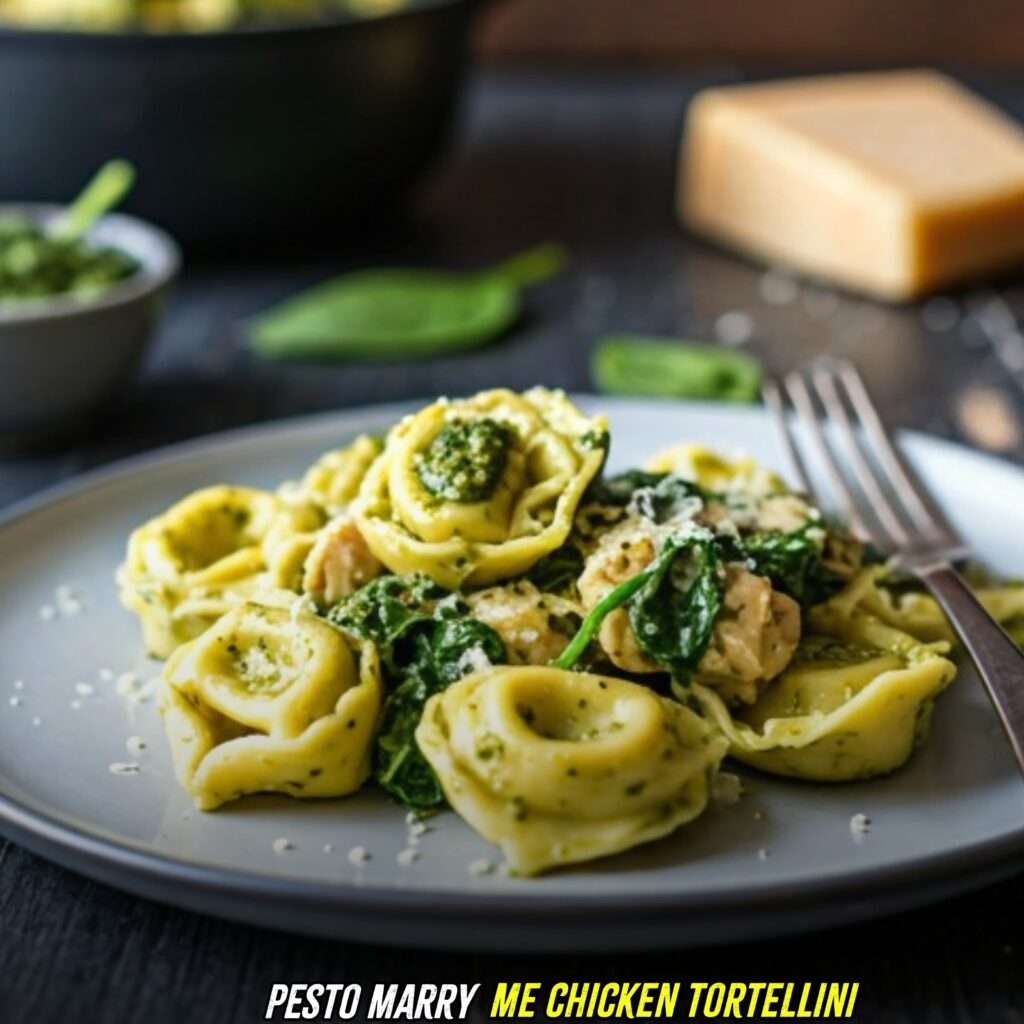 Pesto Marry Me Chicken Tortellini