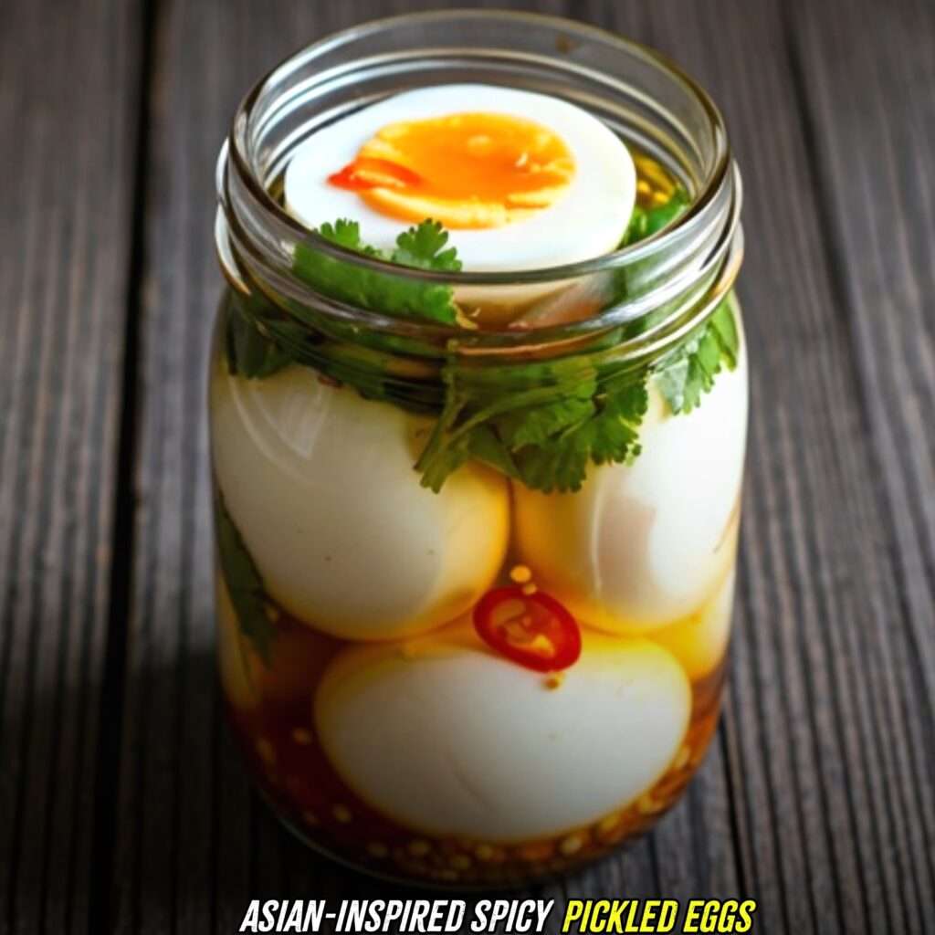 Asian-Inspired Spicy Pickled Eggs