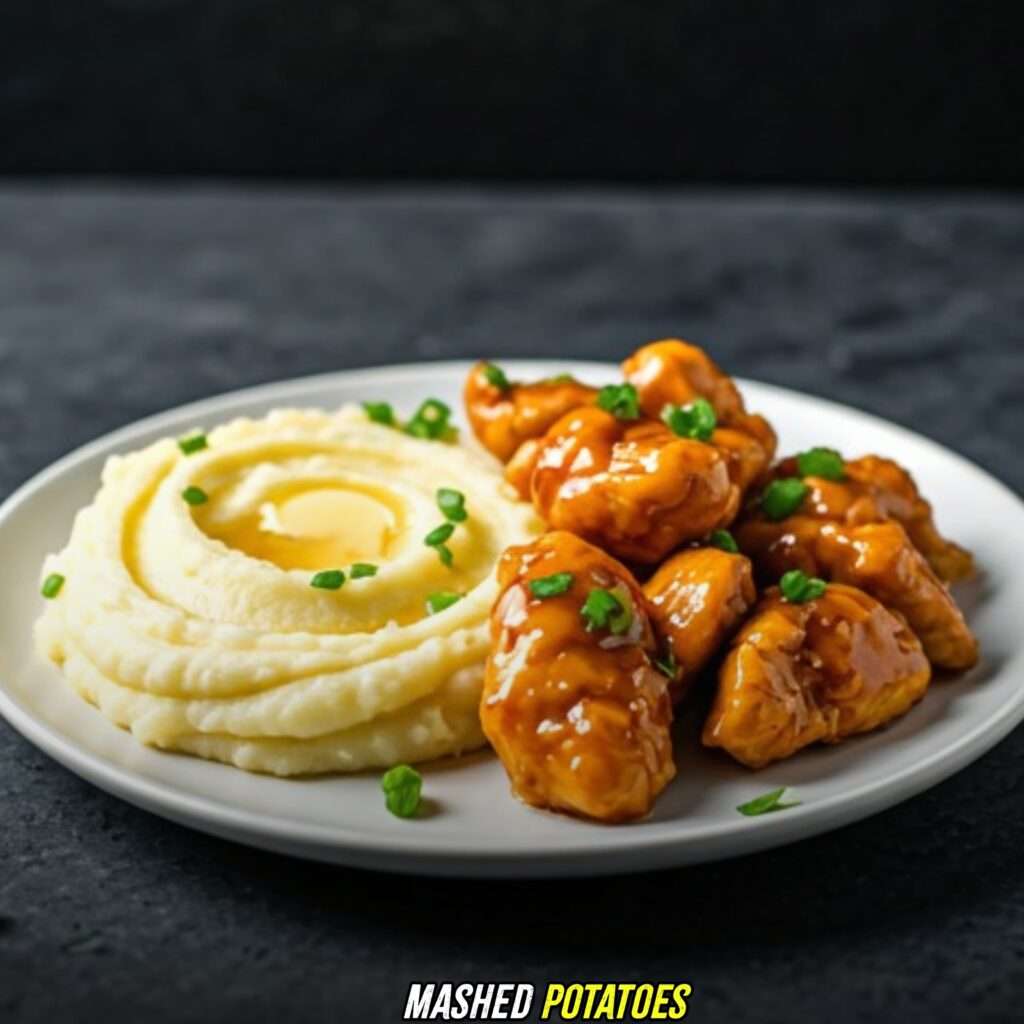 Mashed Potatoes with honey butter chicken